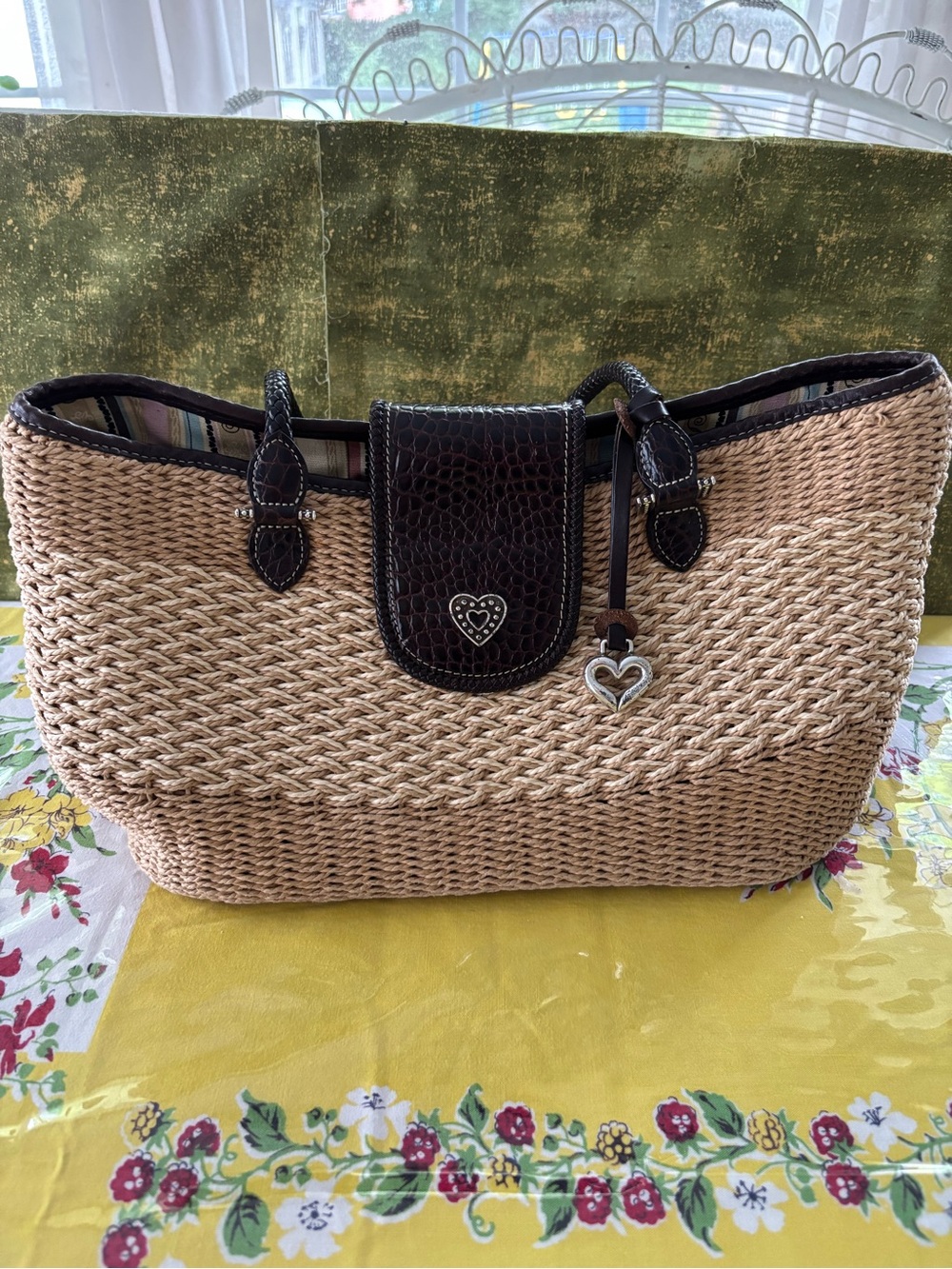 Brighton Savannah Straw Woven Tote